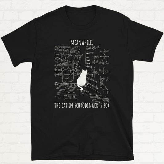 Schrödinger’s Katze T-Shirt – Wissenschaftlicher Humor für Physik-Fans - Digital Art Prints